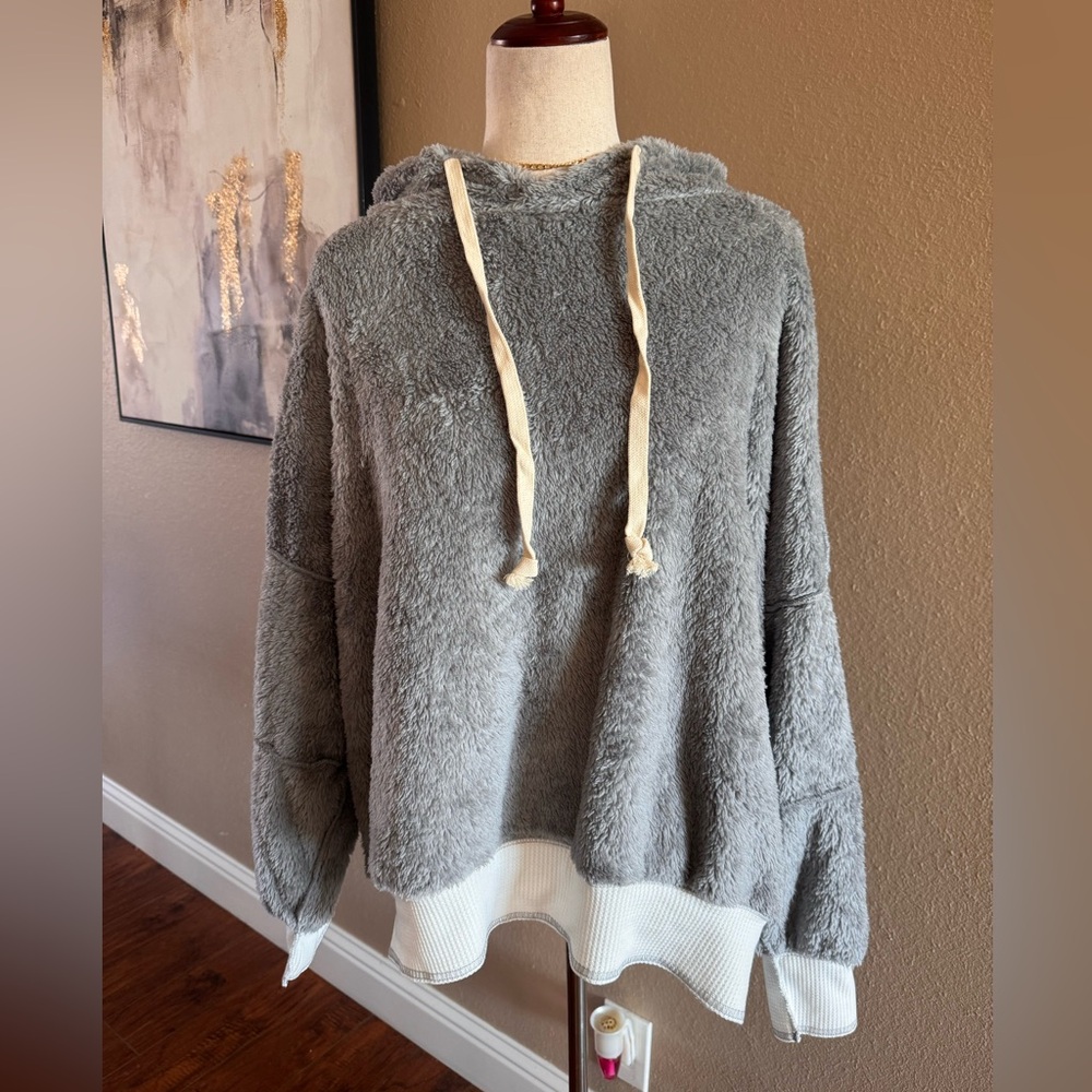 Teddy Sherpa oversized sweatshirt - Picture 5 of 10